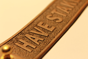 Have Stakes, Will Travel Leather Armband